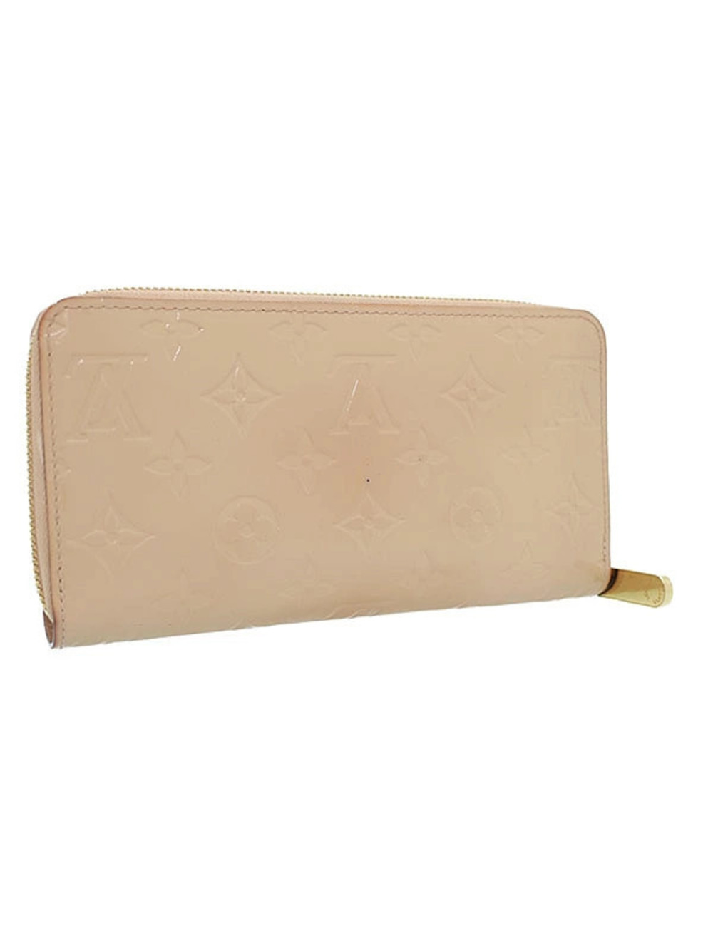 Louis Vuitton Wallet Zippy Long Zipper Round Monogram Vernis Brown